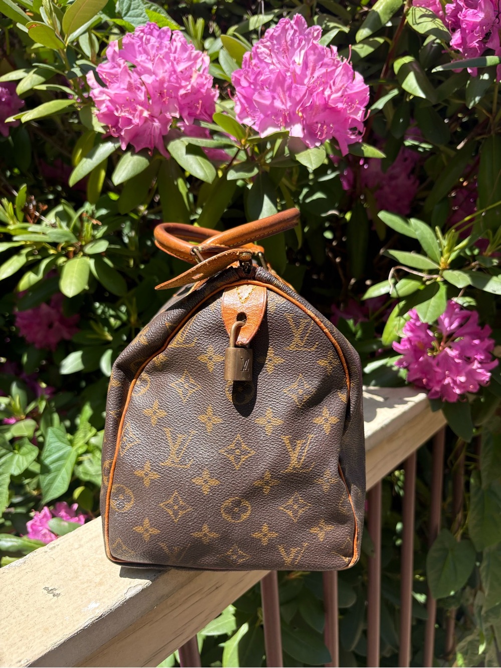 Louis Vuitton Monogram Satchel Handbag - Picture 4 of 9
